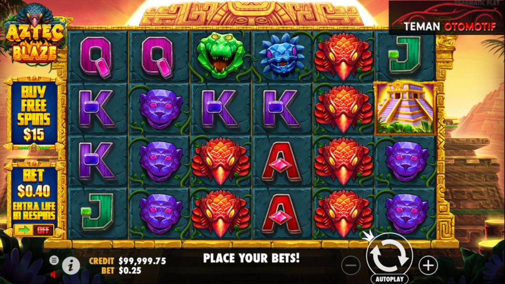 Permainan Slot Mudah Jackpot Aztec Blaze Hari Ini